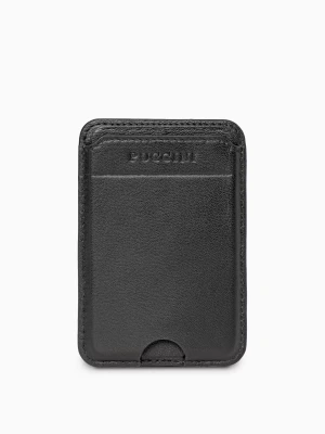 Etui na karty skórzane magnetyczne do telefonu Puccini