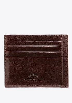Etui na karty skórzane minimalistyczne Wittchen