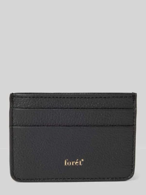 Etui na karty skórzane z nadrukiem z logo Forét