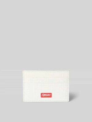 Etui na karty z nadrukiem z logo Kenzo Biały