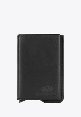 Etui na karty z wysuwanym mechanizmem czarne Wittchen