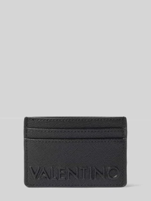 Etui na karty z wytłoczonym logo model 'PANDIA' VALENTINO BAGS