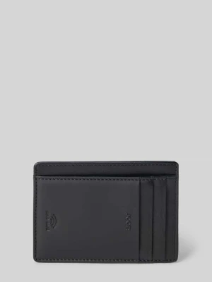 Etui na karty ze skóry z technologia rfid-blocking model 'manciano itys' JOOP! Czarny