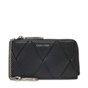 Etui na klucze Calvin Klein Ck Woven Zip Around Cardholder K60K612954 Czarny
