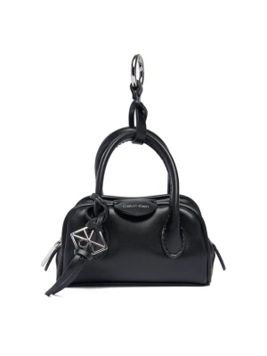 Etui na klucze Calvin Klein Emblem Trio Mini Bag Charm LV04F1315G Czarny