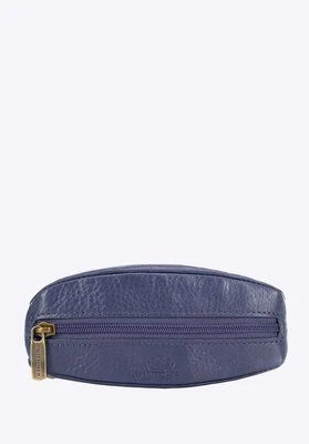 Etui na klucze skórzane miękkie granatowe Wittchen