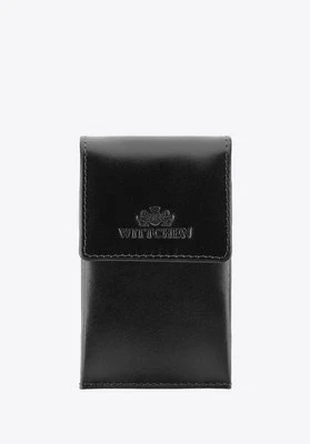 Etui na klucze skórzane prostokątne brązowe Wittchen