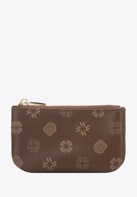 Etui na klucze skórzane w monogram brązowe Wittchen