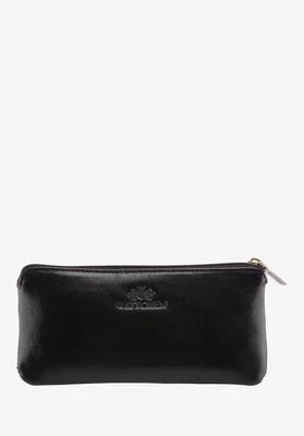 Etui na klucze skórzane z półotwartą kieszenią czarne Wittchen