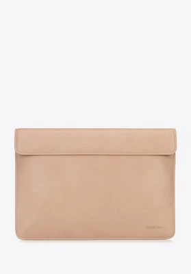 Etui na laptopa 13” z imitacji skóry beżowe Wittchen