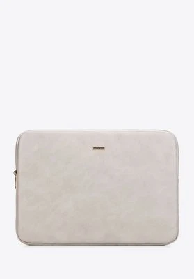 Etui na laptopa 15,6” z ekoskóry beżowe Wittchen