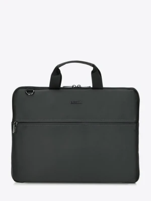 Etui na laptopa 15, 6'' z paskiem szare Wittchen
