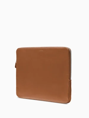 Zdjęcie produktu Etui na laptopa 15 cali skórzane brązowe Puccini