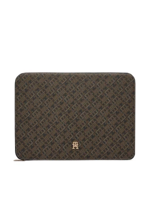 Etui na laptopa Tommy Hilfiger Th Icon Laptop Case Mono Print AW0AW18929 Czarny