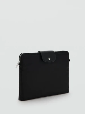 Zdjęcie produktu Etui na laptopa z nylonu czarny - Kobieta - Rozmiar uniwersalny - MANGO