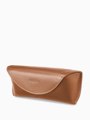Zdjęcie produktu Etui na okulary skórzane brązowe Puccini