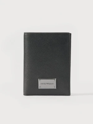 Etui na paszport Emporio Armani czarny