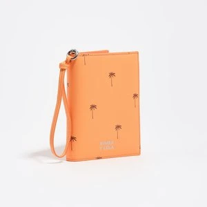 Etui na paszport skóra pomarańczowy sorbet BIMBA Y LOLA