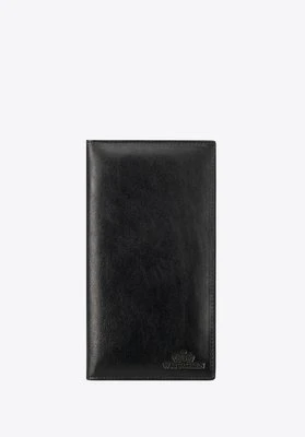 Etui na paszport ze skóry proste czarne Wittchen