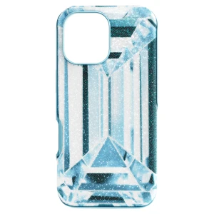 Etui na smartfona High, Efekt kryształu, iPhone® 17, Niebieskie Swarovski