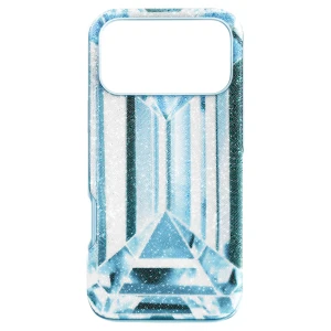 Etui na smartfona High, Efekt kryształu, iPhone® 17 Pro Max, Niebieskie Swarovski