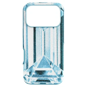 Etui na smartfona High, Efekt kryształu, iPhone® 17 Pro, Niebieskie Swarovski