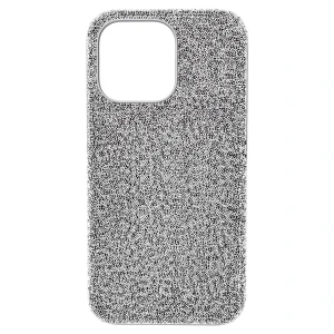 Etui na smartfona High, iPhone® 13 Pro, W odcieniu srebra Swarovski