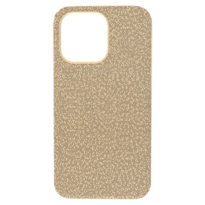 Etui na smartfona High, iPhone® 13 Pro, W odcieniu złota Swarovski