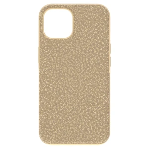 Etui na smartfona High, iPhone® 14, W odcieniu złota Swarovski