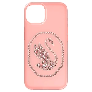 Etui na smartfona, Swan, iPhone® 13 Pro, Bladoróżowe Swarovski