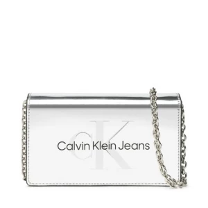 Etui na telefon Calvin Klein Jeans Sculpted Ew Flap Phone Cb Silver K60K610406 01O