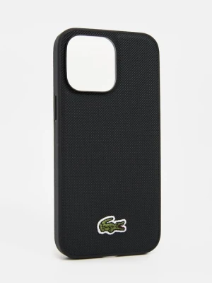 Etui na telefon komórkowy Lacoste antracytowy
