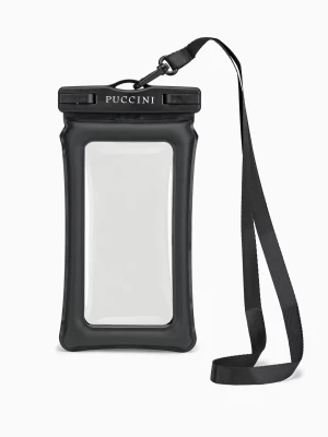 Etui na telefon wodoodporne czarne Puccini