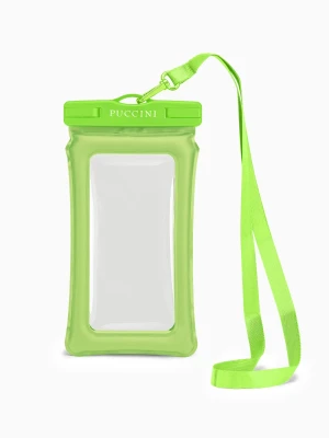 Etui na telefon wodoodporne zielone Puccini