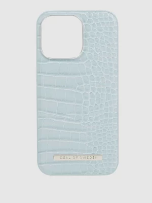 Etui na telefon z materiału stylizowanego na skórę krokodyla — iPhone 13 Pro Ideal of Sweden