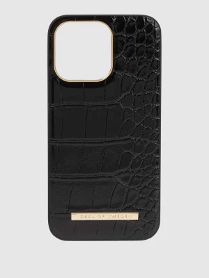 Etui na telefon z materiału stylizowanego na skórę krokodyla — iPhone 13 Pro Ideal of Sweden
