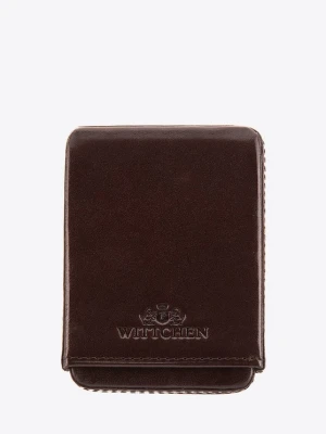 Etui na wizytówki skórzane dwuczęściowe Wittchen brązowy