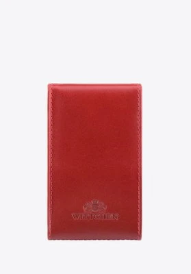 Etui na wizytówki ze skóry twarde czerwone Wittchen