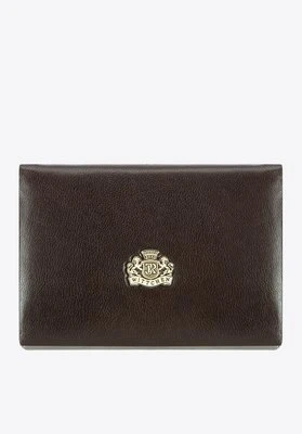 Etui na wizytówki ze skóry z herbem klasyczne Wittchen