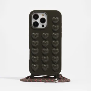 Etui silikon iPhone 15 PRO błyszczące ciemnozielona BIMBA Y LOLA DARK GREEN