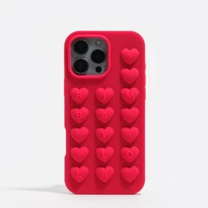 Etui silikon iPhone 15 Pro Max malinowe BIMBA Y LOLA