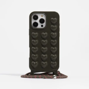 Etui silikon iPhone 16 PRO błyszczące ciemnozielona BIMBA Y LOLA DARK GREEN