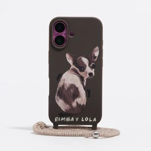 Etui twarde iPhone 16 chihuahua czekoladowe BIMBA Y LOLA