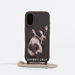 Etui twarde iPhone 17 chihuahua czekoladowe BIMBA Y LOLA