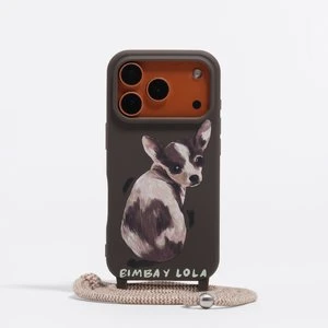 Etui twarde iPhone 17 PRO chihuahua czekoladowe BIMBA Y LOLA