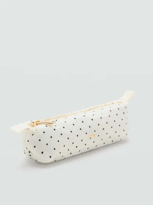 Zdjęcie produktu Etui w grochy złamana biel - Kobieta - Rozmiar uniwersalny - MANGO