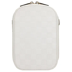 Biała torebka na telefon z monogramem 80061-59 Wojas