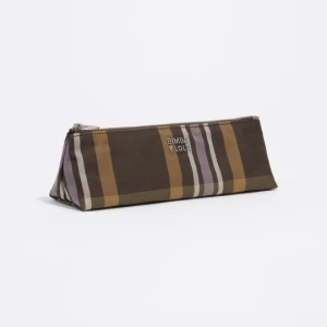 Etui żakard tartan hunter green BIMBA Y LOLA