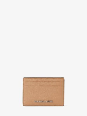 Etui ze skóry groszkowej Michael Kors ORZECHOWY (Brązowy)