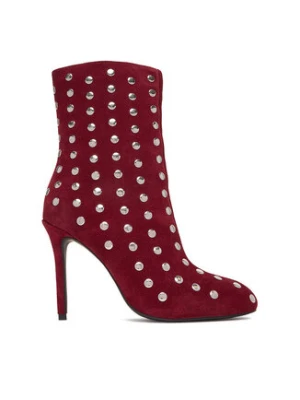 Eva Minge Botki EO-MARY-121949 Bordowy